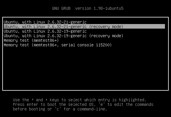 Ubuntu Unutulan Root Şifresini Değiştirmek/Sıfırlamak